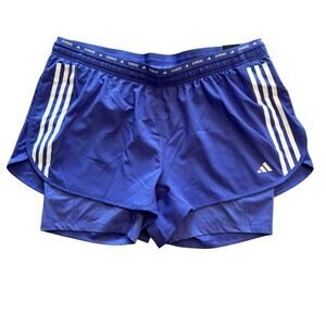 ADIDAS OWN THE RUN SHORT 7" NWT SIZE 2X SEMI COBALT BLUE